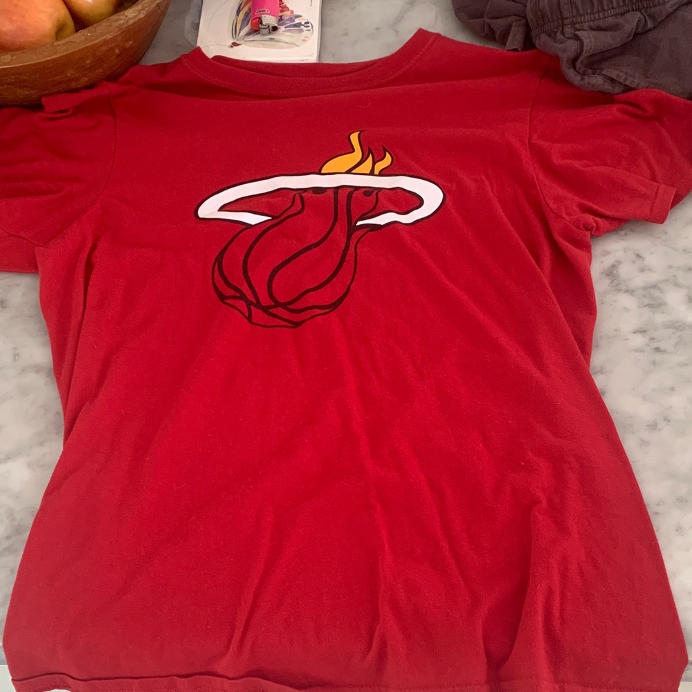 Fanatics Red Miami Heat T-shirt